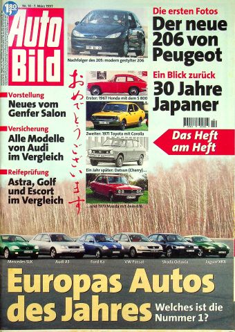 Deckblatt Auto Bild (10/1997)